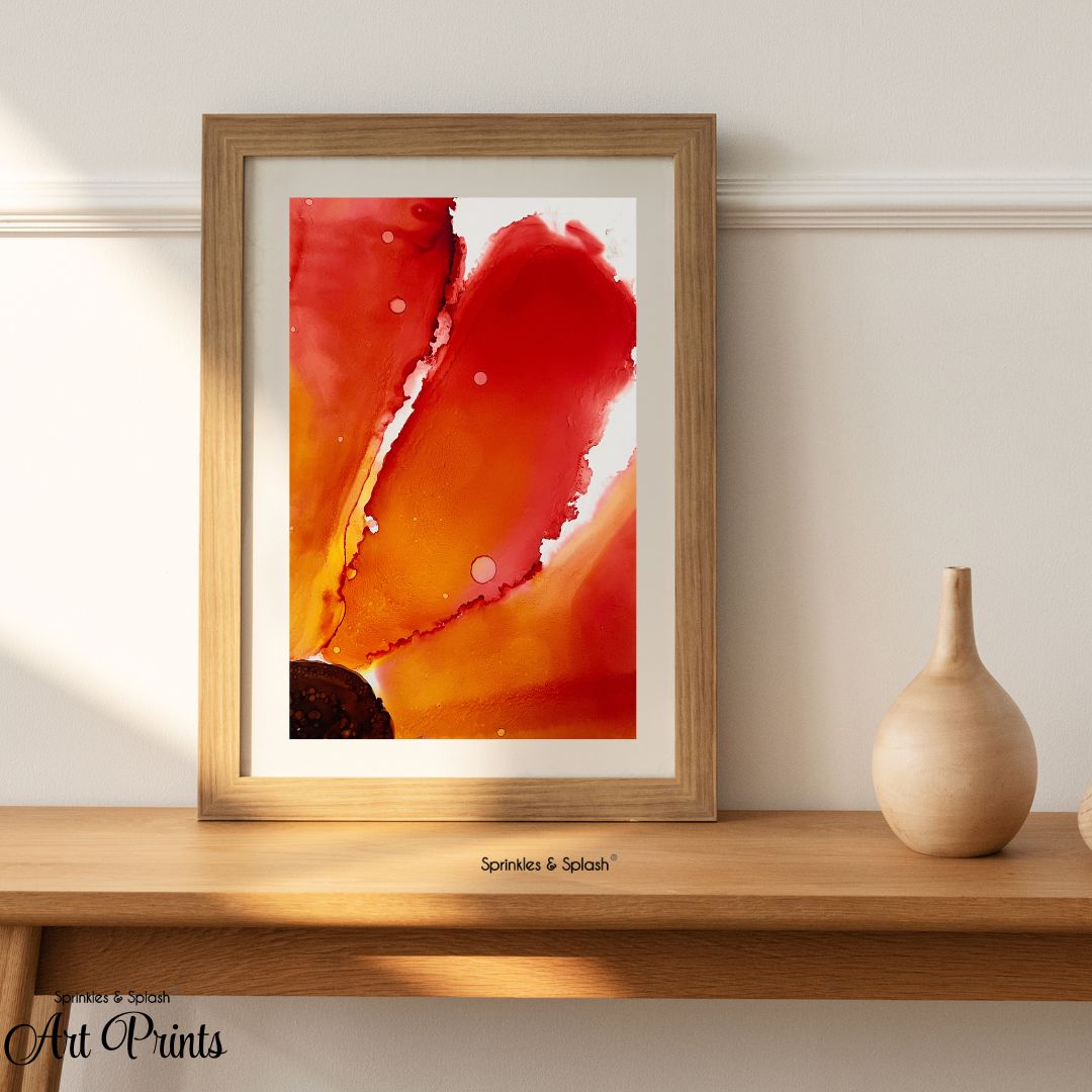 Tangerine Petals : Art Prints