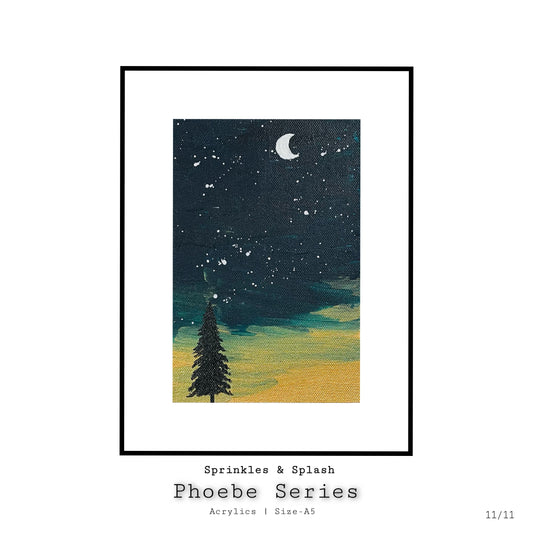 Shining Skies : Phoebe Series | Acrylics on Canvas