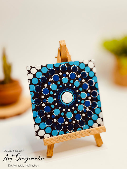 Shades of Blue Mandala