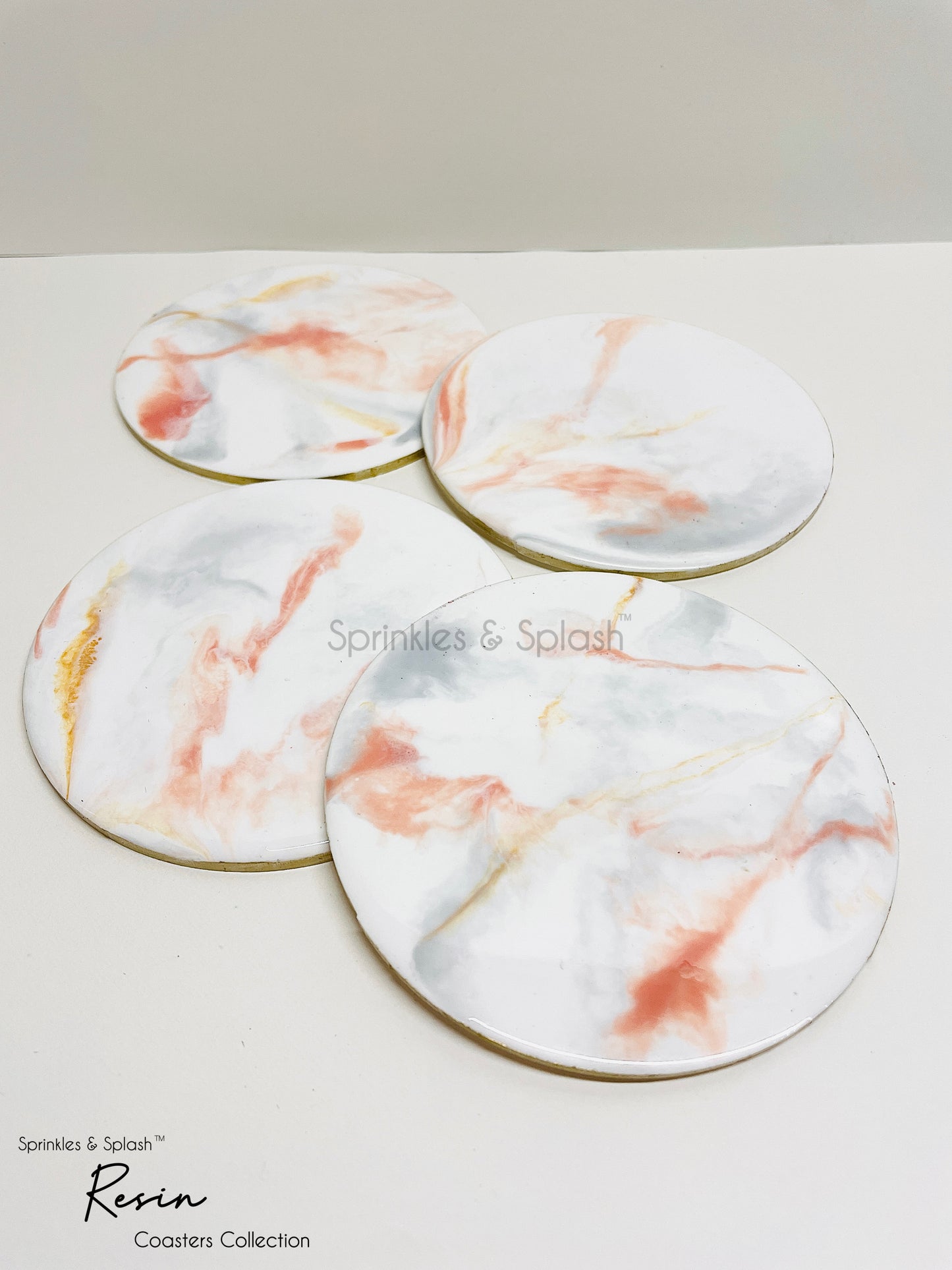 Handcrafted Set of 4 Coasters: Functional Flair for Your Tabletop 10