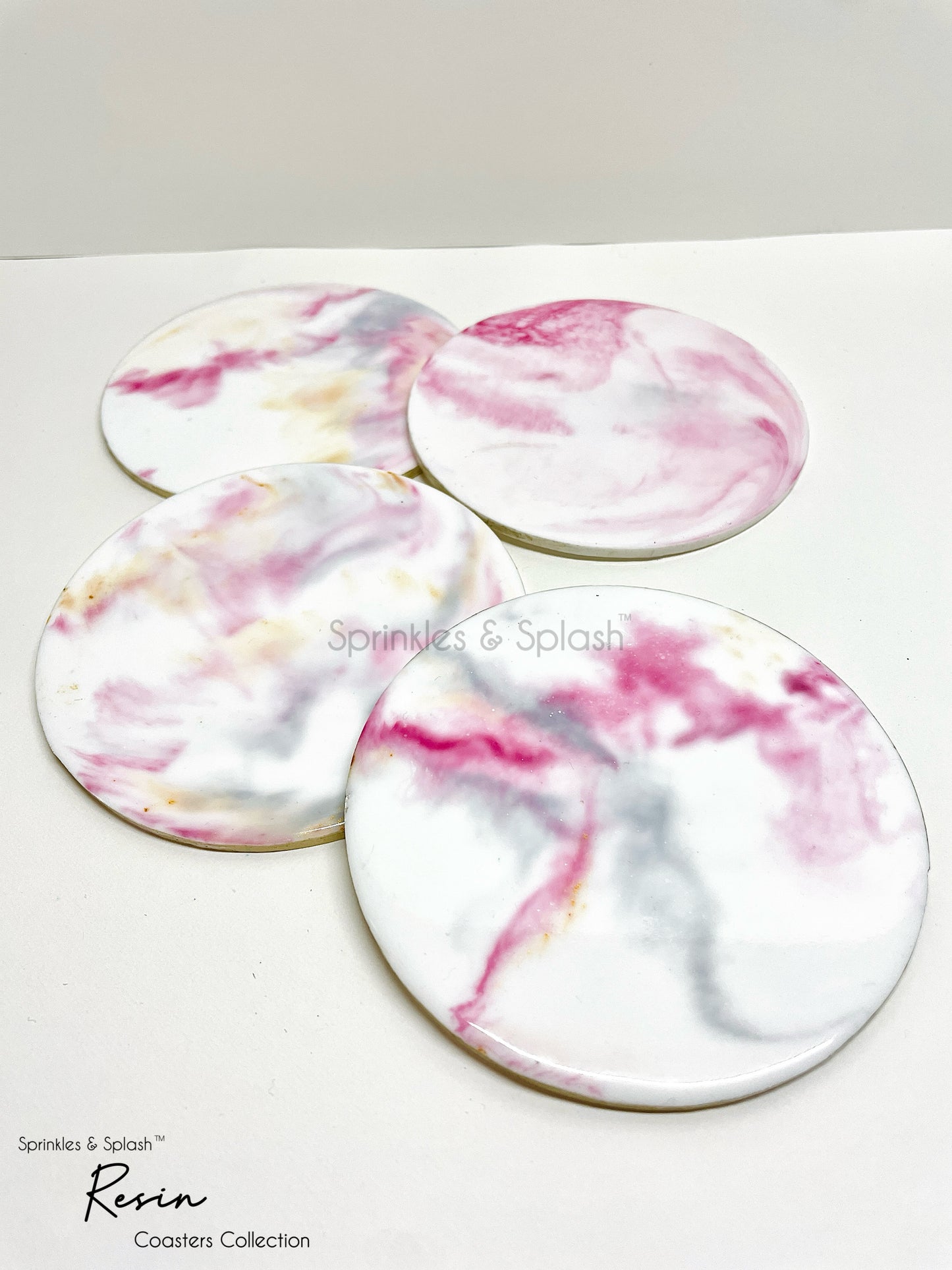 Handcrafted Set of 4 Coasters: Functional Flair for Your Tabletop 11