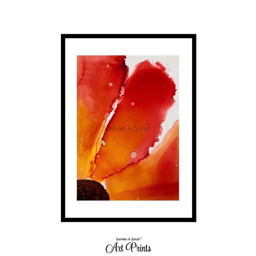 Tangerine Petals : Art Prints