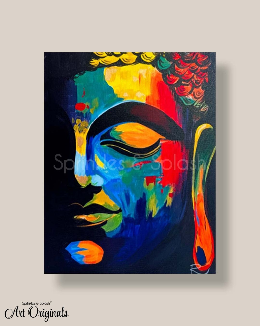 "BUDDHA" | Acrylics on Canvas