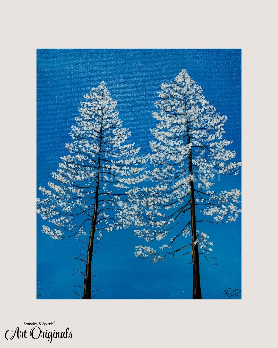 "WINTER TRANQUILITY" | Acrylics on Canvas